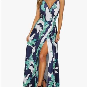 NWT Tropical wrap style dress size XXL